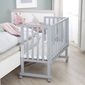 Patut 3 in 1 roba safe asleep, 45 x 90 cm, ajustabil, taupegri - Img 4