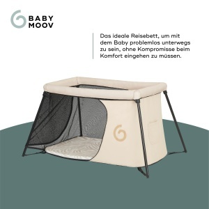 Patut de calatorie Babymoov Moov Sleep - Ultracompact, 5kg, cu saltea inclusa - Img 3
