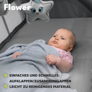 Patut de calatorie Lionelo Flower 4in1 cu masa de schimb, rosu - Img 8