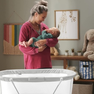 Patut pentru bebelusi Fisher-Price GXL76 Premium cu Smart Connect lumina de veghe si functii inteligente - Img 7