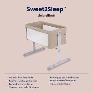 Patut pentru bebelusi Graco Sweet2Sleep, 11 inaltimi ajustabile, 4 pozitii de inclinare, cu geanta de transport - Img 2