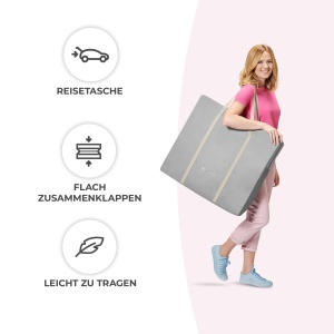 Patut pentru copii Kinderkraft LOVI 3 in 1, Bej, cu functie de leganare, transportabil - Img 6