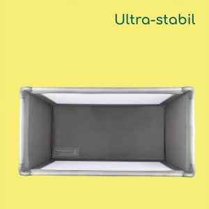 Patut pliabil Bebeconfort Soft Dreams, 0-3 ani, 60 x 120 cm, gri - Img 4