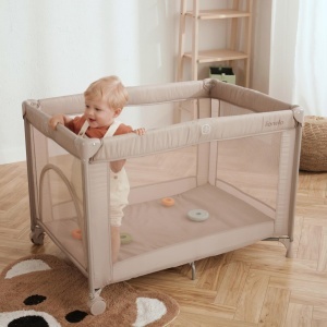 Patut pliabil Lionelo Amelie, 100,5 x 70,5 x 69 cm, 7 kg, cu saltea - Img 2