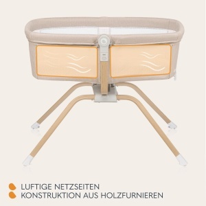 Patut pliabil Lionelo Malin Evo cu saltea, 7 kg, multifunctional - Img 6