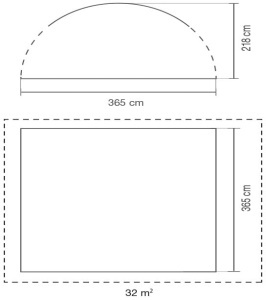 Pavilion exterior Coleman Event Shelter L, 13.3 m, UVGuard 50 - Img 11