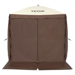 Pavilion Pop-Up VEVOR 6x6 ft Cu Baldachin si Protectie UV Culoare Maro - Img 4