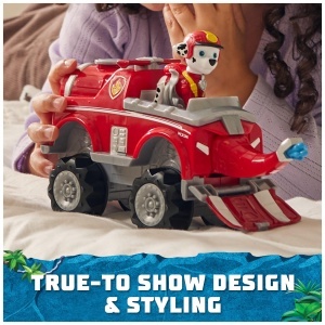PAW Patrol Jungle Pups Marshall Vehicul Transformabil cu Figurina Detasabila - Img 5