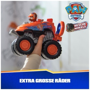 PAW Patrol Rescue Wheels Monstertruck Zuma Portocaliu cu Figurina si Lansator - Img 2