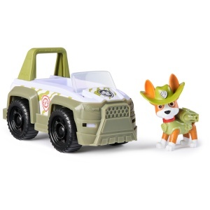 Paw Patrol Tracker Figurina cu Vehicul de Jungla Jucarie pentru Copii 3 ani