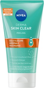 Peeling facial NIVEA Derma Skin Clear, 150 ml, cu Salicilica si Niacinamid