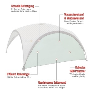Perete lateral pentru pavilion Coleman Event Shelter Pro M, impermeabil, rezistent la UV - Img 2