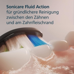 Perie de dinti electrica Philips Sonicare W2 Optimal White, 4 buc, negru - Img 5