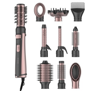 Perie de par Cecotec CeramicCare 10in1, 1100W, cu tehnologie ionica