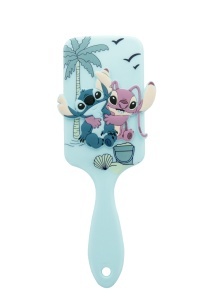 Perie de par Disney Stitch Angel, design ergonomic, pentru par umed si uscat