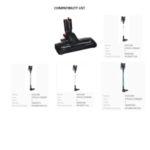 Perie de schimb Hoover Y57 pentru aspirator H-Free, 36 cm, negru - Img 6
