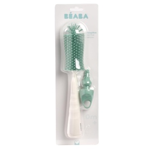 Perie pentru curatarea biberoanelor Beaba Salbeigrun silicon flexibil maner ergonomic - Img 6