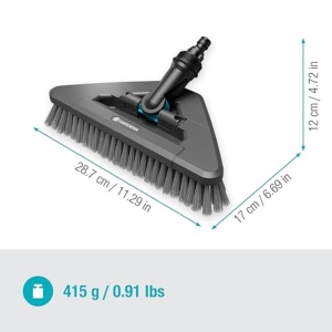 Perie pentru curatat Gardena Cleansystem Stielburste Soft Flex, forma triunghiulara, 360 rotire - Img 6