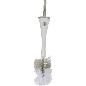 Perie pentru Sticle Beaba 2in1, gri, cu mini perie inclusa - Img 2