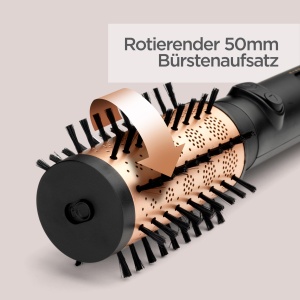 Perie rotativa BaByliss Big Hair Luxe AS970E, 4 in 1, 50mm, 38mm, Ioni - Img 6