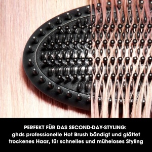 Perie termica ghd Glide, neagra, pentru toate tipurile de par, rezultate netede si stralucitoare - Img 3