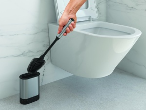 Perie WC Metaltex Cleany 185519000 flexibila INOX compacta - Img 10