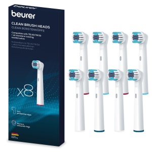 Periuta de dinti electrica Beurer TB 3050, set 8 capete, alb, compatibila cu periute rotative