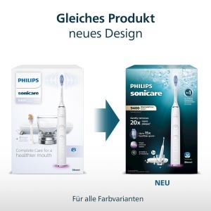Periuta de dinti electrica Philips Sonicare DiamondClean Smart 9400, Alb, 4 moduri, 3 intensitati - Img 6