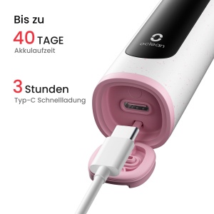 Periuta electrica Oclean X Lite, gri, 5 moduri de curatare, waterproof IPX7 - Img 5