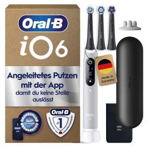 Periuta electrica Oral-B iO Series 6, gri, cu 5 moduri de curatare