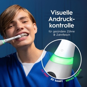 Periuta electrica Oral-B iO Series 6 Plus Sensitive Edition 5 programe display interactiv gri opal - Img 7