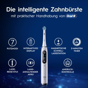 Periuta electrica Oral-B iO Series 9, alb, 7 moduri, incarcare rapida - Img 5