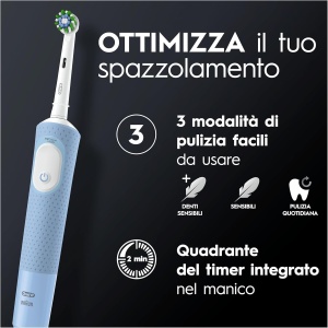 Periuta electrica Oral-B Pro Vitality, albastra, cu 1 cap de periere - Img 5