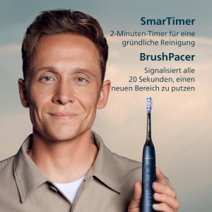 Periuta electrica Philips Sonicare 7100 HX742901 Alb si Albastru 4 moduri de curatare 3 intensitati cu aplicatie - Img 9