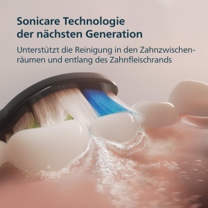 Periuta electrica Philips Sonicare Series 3000 HX407242 Negru si Roz 3 intensitati senzor de presiune - Img 2