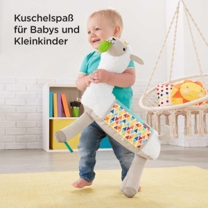 Perna de Joaca Fisher-Price Lama GLK39, 4-in-1, cu 3 Jucarii si Patura Reversibila - Img 4