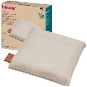 Perna de Masaj Beurer MG 139 cu Functie de Calorifer, Wireless, Bej