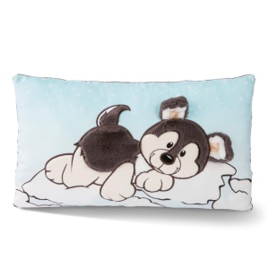 Perna de plus NICI 45740 Husky Swante 43x25 cm turcoazalb moale si confortabila