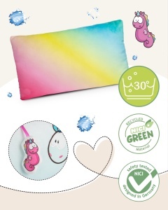 Perna de plus NICI Einhorn Aquario 43x25 cm design unicorn moale si colorat - Img 3