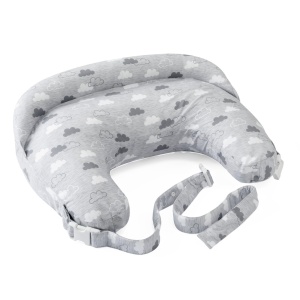 Perna pentru alaptare Boppy Deluxe, ergonomica, cu husa detasabila si lavabila