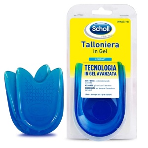 Perna pentru calcai Scholl din gel, marime mare, confort si absorbtie socuri