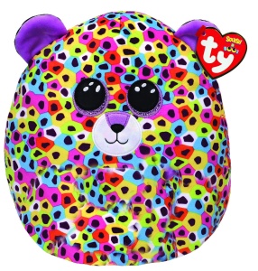 Perna pufoasa TY Giselle Unicorn, 33 cm, multicolor, cadou ideal pentru orice ocazie