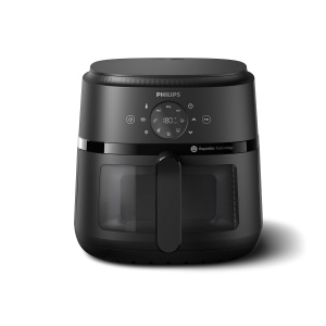 Philips Airfryer seria 2000 6.2 L - 13 metode de gatit, design compact cu fereastra de vizualizare, tehnologie RapidAir, cu 90% mai putina grasime, usor de curatat (NA230/00) - Img 1
