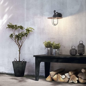 Philips myGarden Lampa de perete pentru exterior Pasture, 60w, negru - Img 2