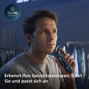 Philips Shaver Series 7000 - Aparat de ras electric pentru barbati cu aparat de tuns pliabil, statie de curatare, statie de incarcare si geanta de calatorie (model S7886/55) - Img 3