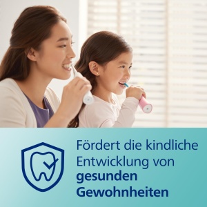 Philips Sonicare For Kids, periuta de dinti electrica sonica cu aplicatie, pentru copii cu varsta de 3 ani si peste, cu SmarTimer si QuadPacer pentru curatare temeinica, roz, model HX6352/42 - Img 5