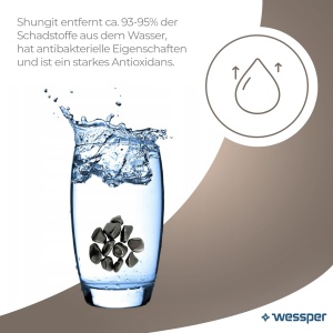Pietre pentru purificarea apei Wessper Schungit 500g origine Rusia - Img 6