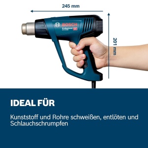 Pistol de aer cald Bosch Professional GHG 23-66, 650 C, 10 trepte de aer - Img 5