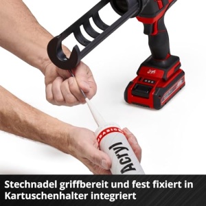 Pistol de calafat fara fir Einhell TE-SG 18/10 Li-Solo Power X-Change (18 V, pentru cartuse de 310 ml, pana la 2.000 N, viteza reglabila, fara baterie) - Img 5