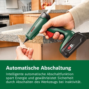 Pistol de lipit Bosch AdvancedGlue 18V, fara acumulator, incalzire rapida, mod dual temperatura - Img 6